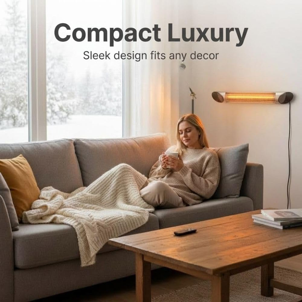 Blade Heaters 1500W (Silver)