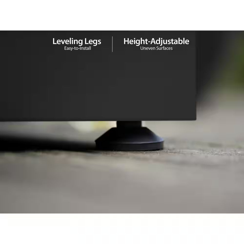 Aluminum Slate Gray 3-Piece 64 In. W X 36.5 In. H X 24 In. D 3-Piece Outdoor Kitchen Cabinet Set with Countertop