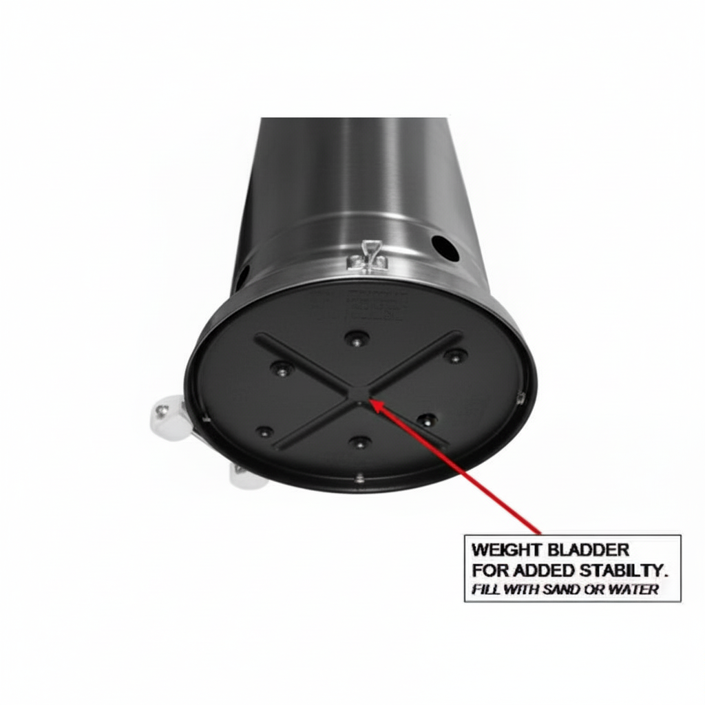 48,000 BTU Hammered Bronze Propane Patio Heater