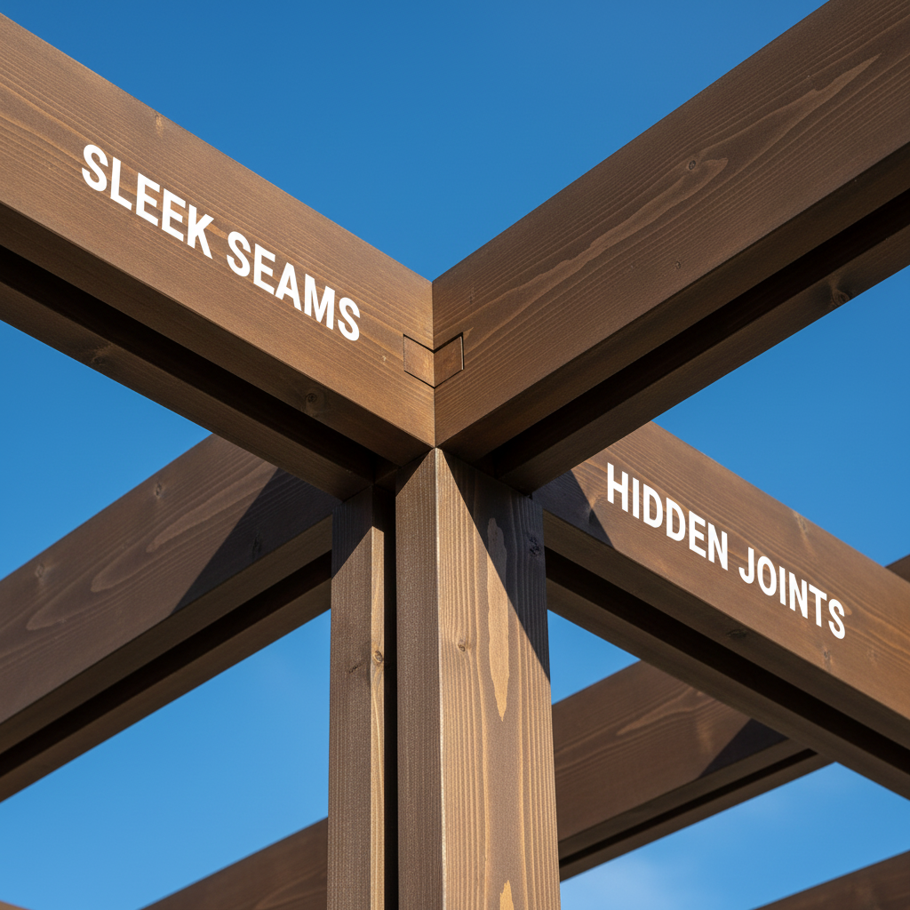 12 Ft. W X 10 Ft. D Solid Wood Pergola