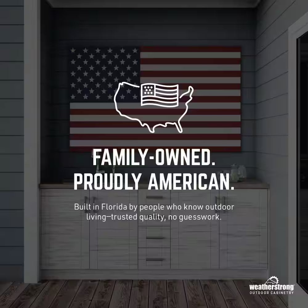 Miami Pitch Black 17-Piece 121.25 In. X 34.5 In. X 28 In. Outdoor Kitchen Cabinet Island Set