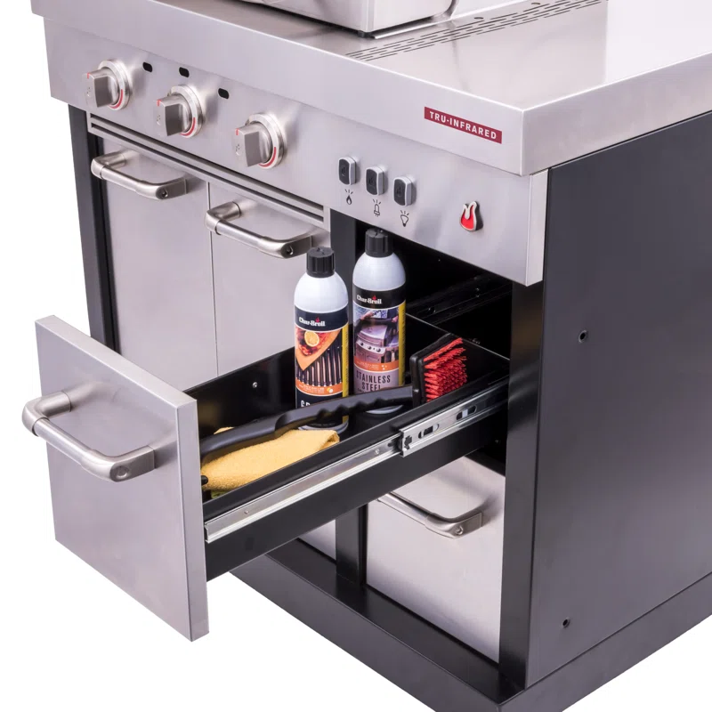 Medallion Series Modular Outdoor Kitchen 3-Burner Infrared Gas Grills