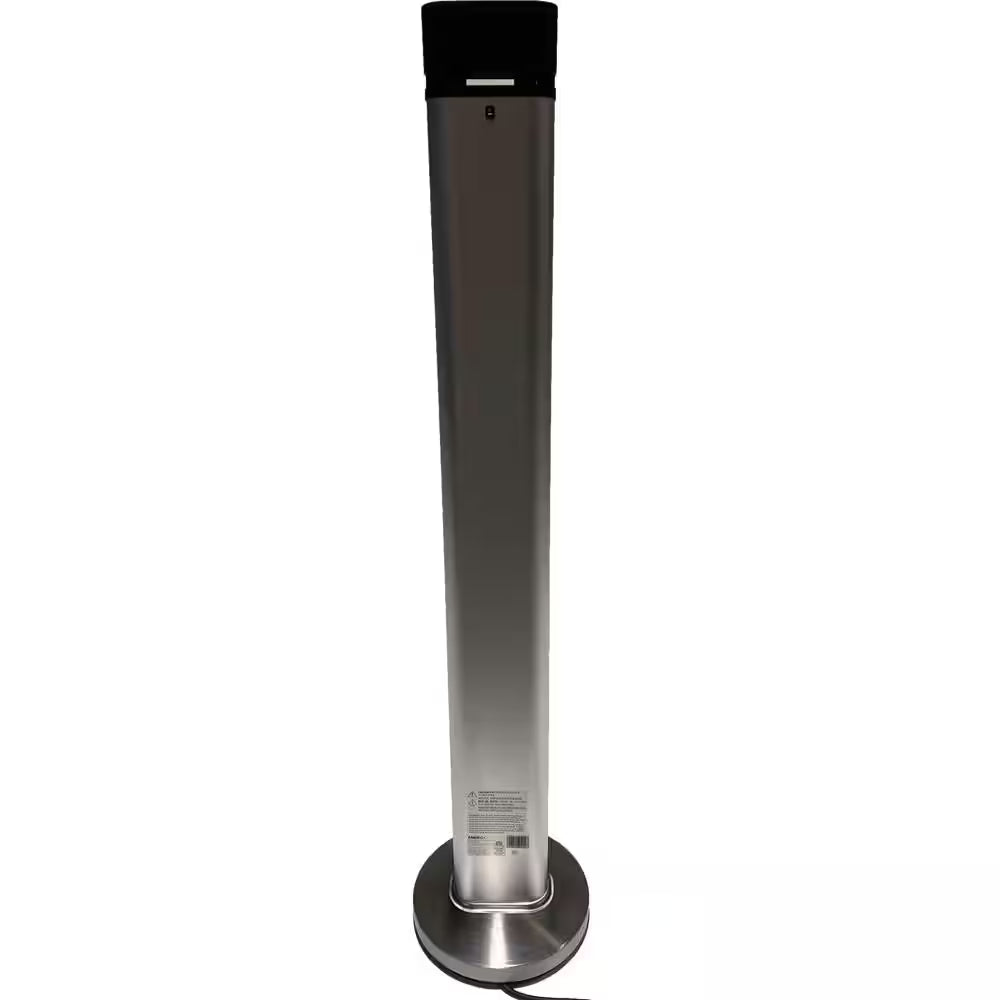 1500-Watt Infrared Electric Freestanding Outdoor Heater with Remote